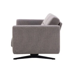 Stressless Stella 2 Seater Sofa In Holly Greige Fabric & Matt Black -Housingunits f4dd75f27d0a4fd33d8bef30ee2dc28e 1