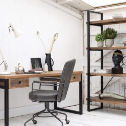 Malmo Reclaimed Timber Rectangular Desk -Housingunits f579f089447d6771787c7faa7ec75246