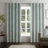 Chateau Duck Egg Eyelet 90" X 90" Curtains