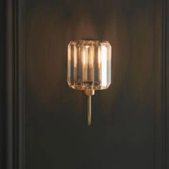 Berenice Brass 1 Light Wall Light -Housingunits f6f00383ccbc4ba61283845560b7e97a