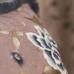 Porcelain Garden Blush Pink Chenille Cushion -Housingunits f6f94fbd96213d013b57a45e9f410422