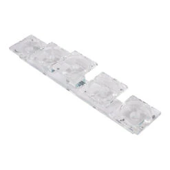 Libra Morcott 5-Stand Clear Glass Candle Holder -Housingunits f78933bc6a27e1e0529b0f91736952b8