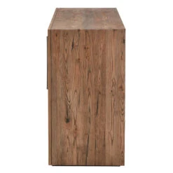 Riga Ash Grey 3 Door Solid Wood Sideboard -Housingunits f854394f7abc42e64fc6d86c19f4ddc1