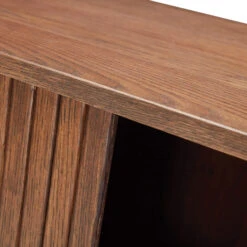 Annika Smoked Oak Slatted Sliding 2 Door Cabinet -Housingunits f8ad3405a784beb5632bb86451f9b7f6