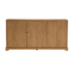 Linea 3 Drawer Elm Wood Sideboard -Housingunits f971bfda3f74196d4b47e5a233d30002