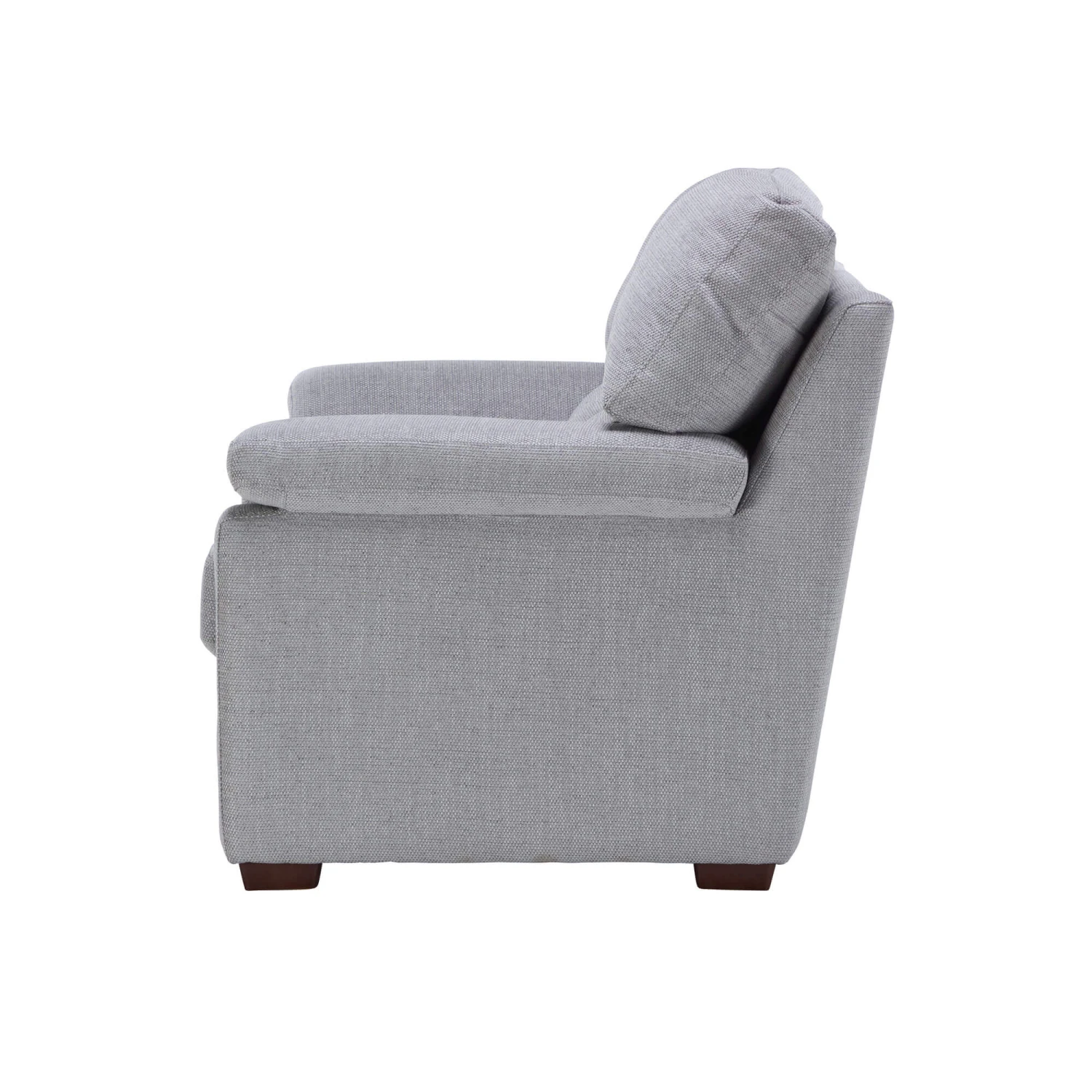 Houston Grey Fabric 2 Seater Sofa 3 Houston Grey Fabric 2 Seater Sofa - Image 3