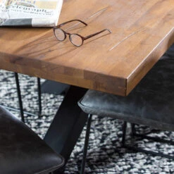 Harrington Oak 240cm Dining Table & 8 Clarence Grey Chairs -Housingunits fa1f3dfecfb9d9ec27f1b299cde83e0a 1