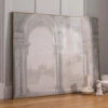 Baroque Colonnade Gold Framed Wall Art