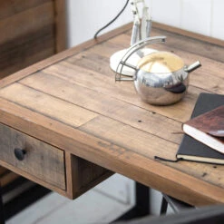 Malmo Reclaimed Timber Rectangular Desk -Housingunits fcca3258e30209ea80a18b539375eb87