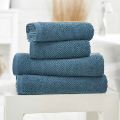 Deyongs Riverdale Denim Blue Bath Sheet