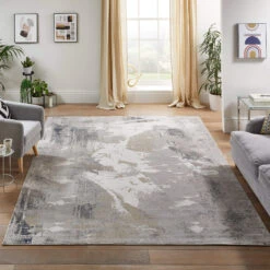 Skyline Ivory Navy 240cm X 320cm Rug