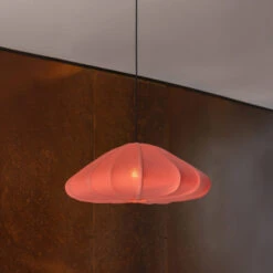 Cesano Coral Pink 64cm Pendant Light