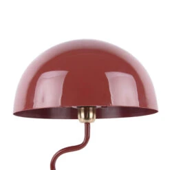 Twist Red Ochre Enamel Table Lamp -Housingunits fead1ad4b4ede279ee0c7115d40335c0