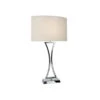 Oporto Chrome Table Lamp & Shade