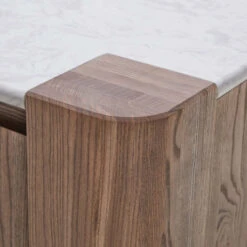 Tivoli Brushed Oak Sideboard With Marble Top -Housingunits ffebff2bcc48f587330617e4bdfb0166 1