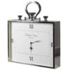 Nickel Mantel Clock