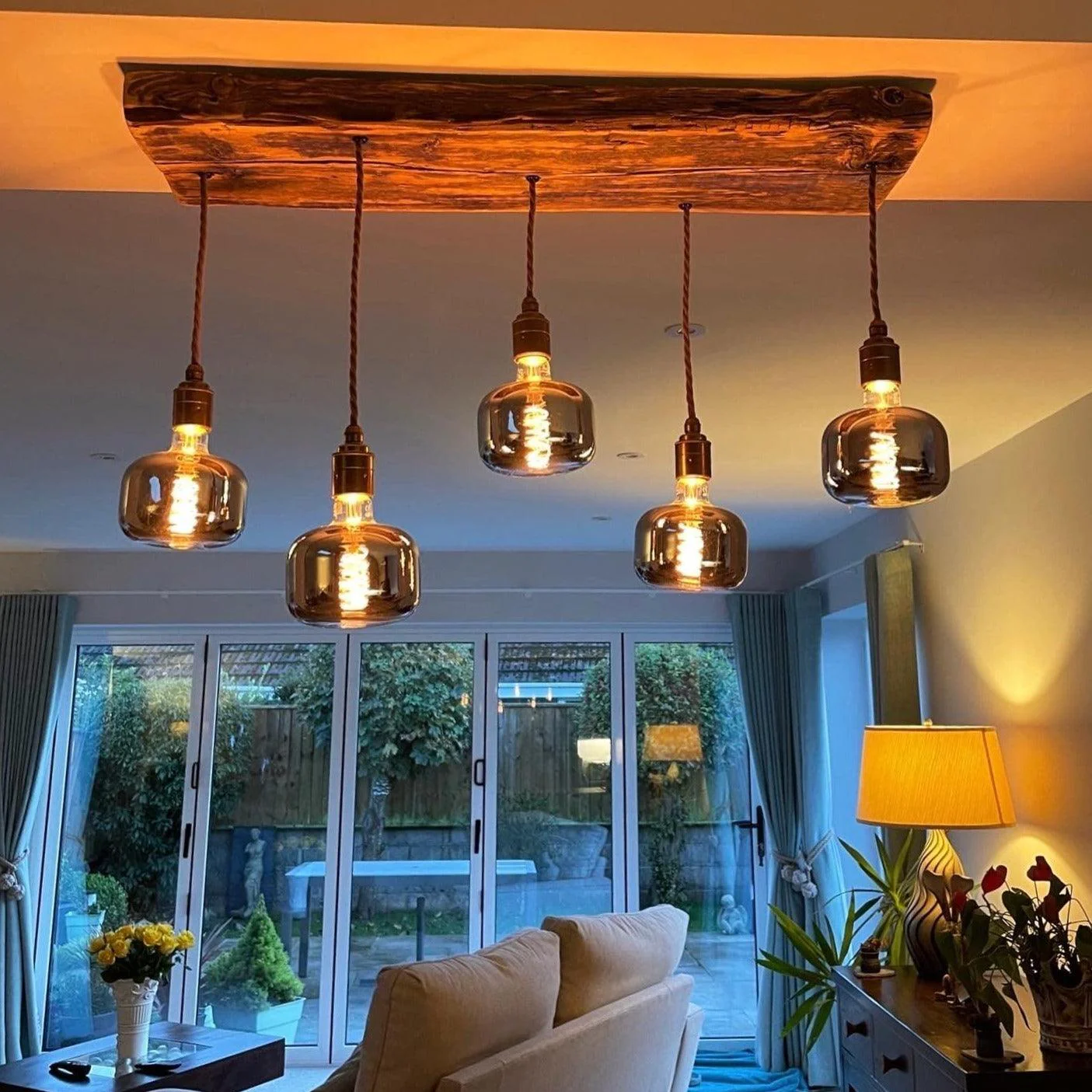 Housingunits 18 Housingunits -Housingunits flush mount wooden beam chandelier mooboo home 1